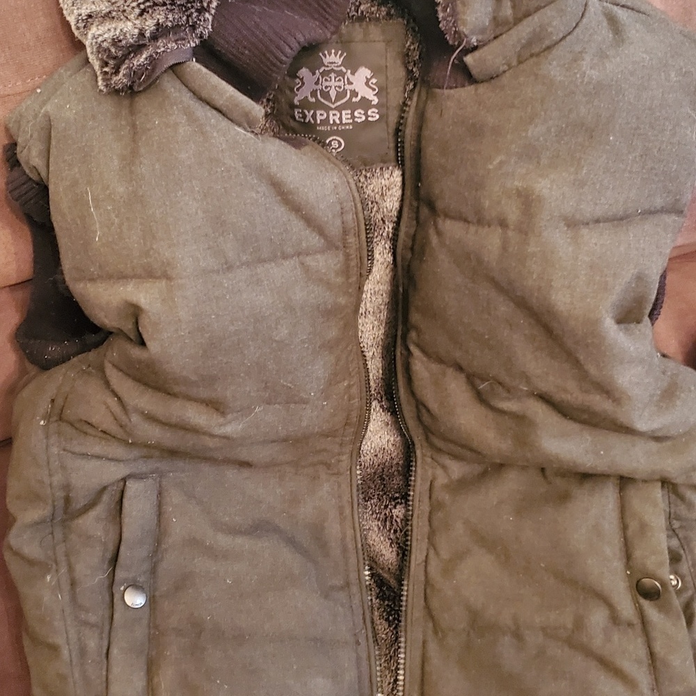 Brand new Express sleeveless jacket